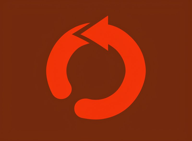 An orange circular arrow represents a recycling or continuous process.